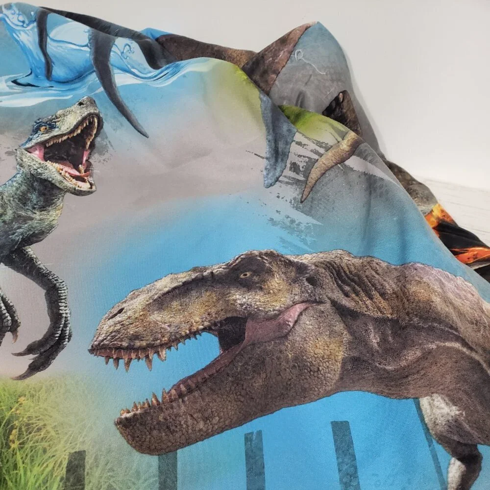 Jurassic World  Dinosaurs  Twin Fitted Sheet & Pillowcase